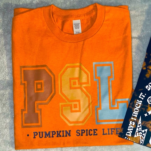 “PSL” Pumpkin Spice Life T-Shirt - Picture 1 of 2